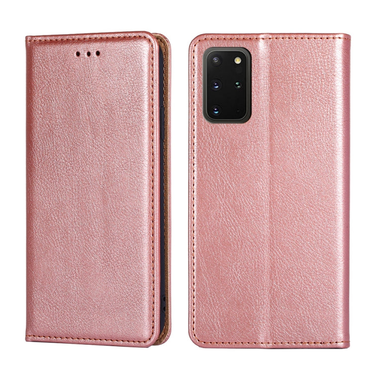 For Samsung Galaxy S20+ PU + TPU Gloss Oil Solid Color Magnetic Horizontal Flip Leather Case with Holder & Card Slot & Wallet