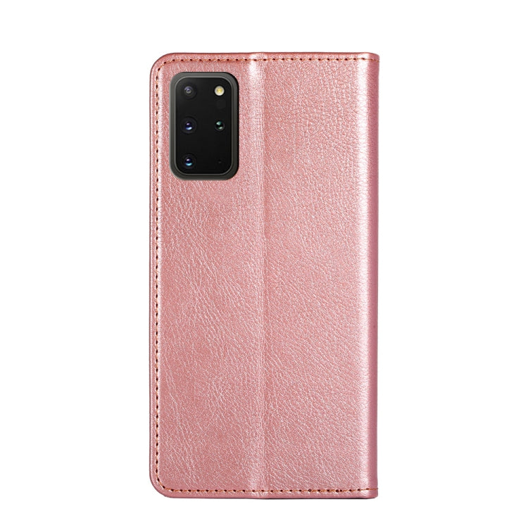 For Samsung Galaxy S20+ PU + TPU Gloss Oil Solid Color Magnetic Horizontal Flip Leather Case with Holder & Card Slot & Wallet