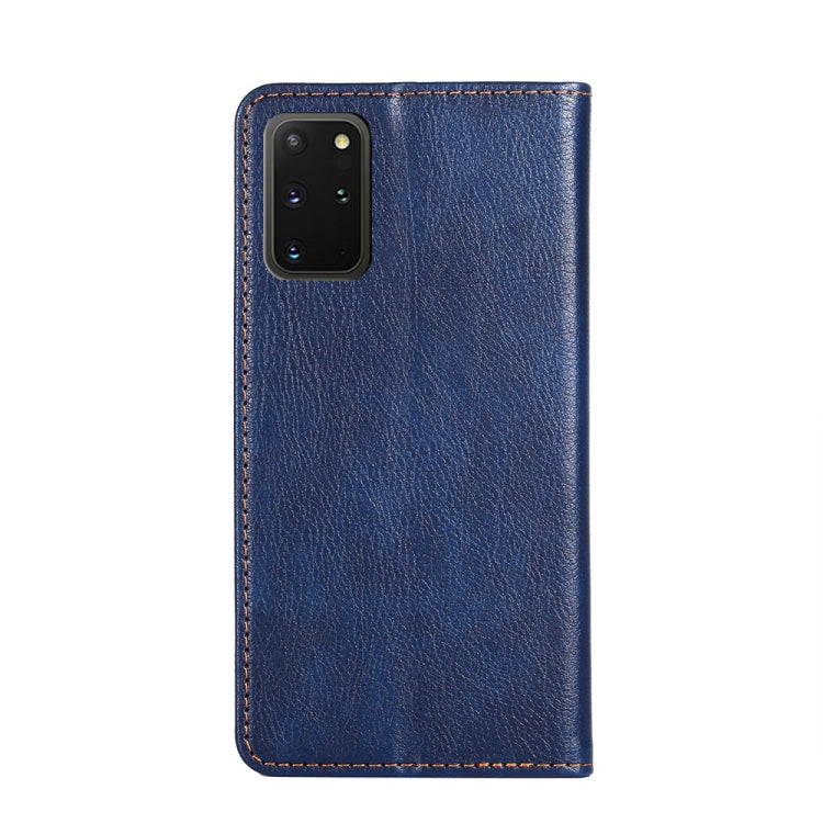 For Samsung Galaxy S20+ PU + TPU Gloss Oil Solid Color Magnetic Horizontal Flip Leather Case with Holder & Card Slot & Wallet
