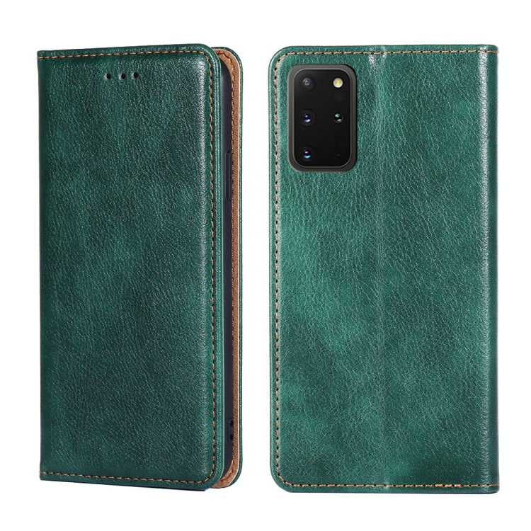 For Samsung Galaxy S20+ PU + TPU Gloss Oil Solid Color Magnetic Horizontal Flip Leather Case with Holder & Card Slot & Wallet