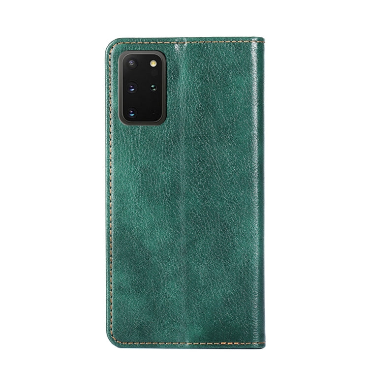 For Samsung Galaxy S20+ PU + TPU Gloss Oil Solid Color Magnetic Horizontal Flip Leather Case with Holder & Card Slot & Wallet