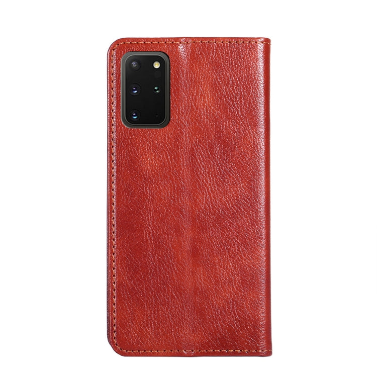 For Samsung Galaxy S20+ PU + TPU Gloss Oil Solid Color Magnetic Horizontal Flip Leather Case with Holder & Card Slot & Wallet