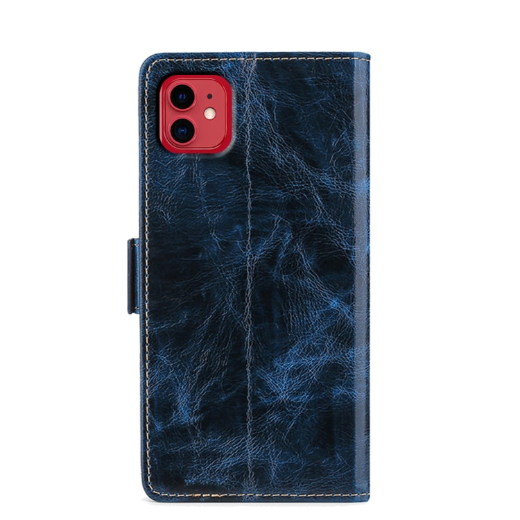For iPhone 11 Pro Knead Pattern Texture Side Buckle Horizontal Flip Leather Case with Holder & Card Slots