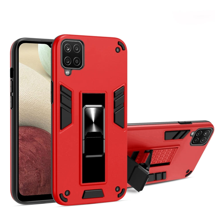 For Samsung Galaxy S20 FE 2 in 1 PC + TPU Shockproof Protective Case with Invisible Holder