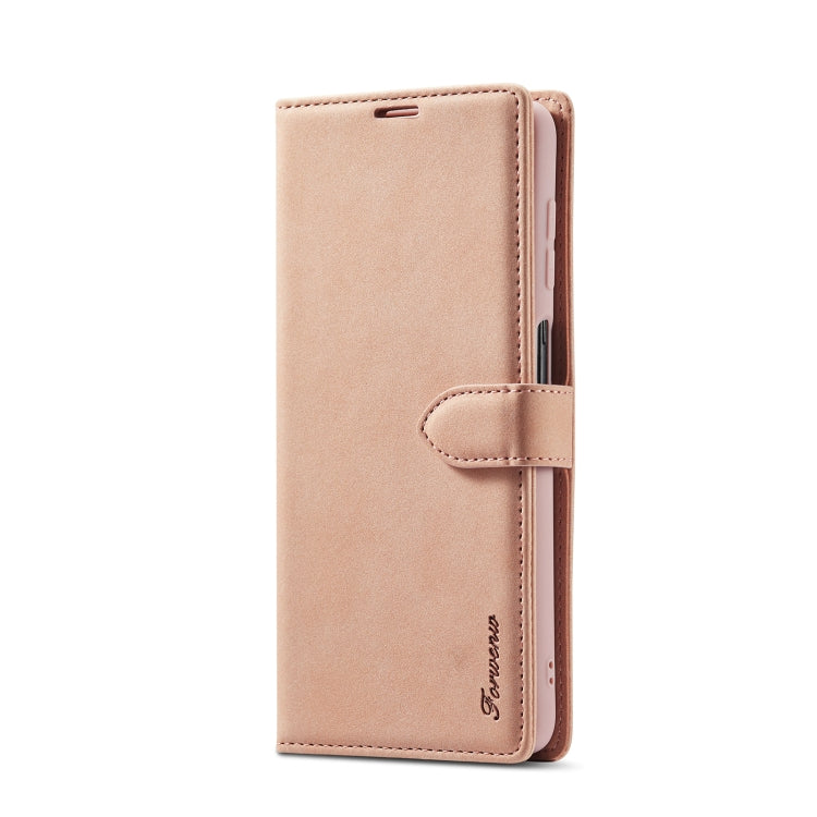 For Samsung Galaxy A12 Forwenw F1 Series Matte Strong Magnetism Horizontal Flip Leather Case with Holder & Card Slots & Wallet & Photo Frame