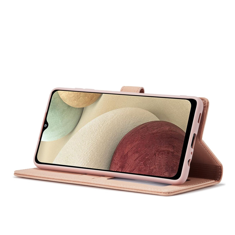 For Samsung Galaxy A12 Forwenw F1 Series Matte Strong Magnetism Horizontal Flip Leather Case with Holder & Card Slots & Wallet & Photo Frame