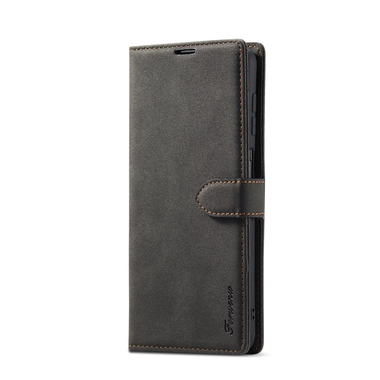 For Samsung Galaxy A12 Forwenw F1 Series Matte Strong Magnetism Horizontal Flip Leather Case with Holder & Card Slots & Wallet & Photo Frame