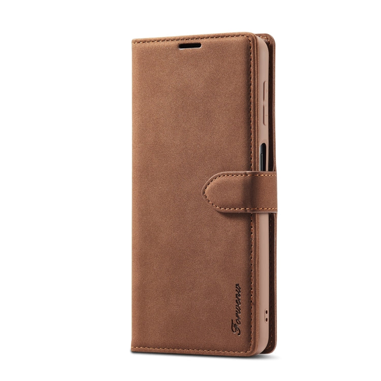 For Samsung Galaxy A32 5G Forwenw F1 Series Matte Strong Magnetism Horizontal Flip Leather Case with Holder & Card Slots & Wallet & Photo Frame