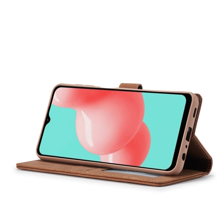 For Samsung Galaxy A32 5G Forwenw F1 Series Matte Strong Magnetism Horizontal Flip Leather Case with Holder & Card Slots & Wallet & Photo Frame