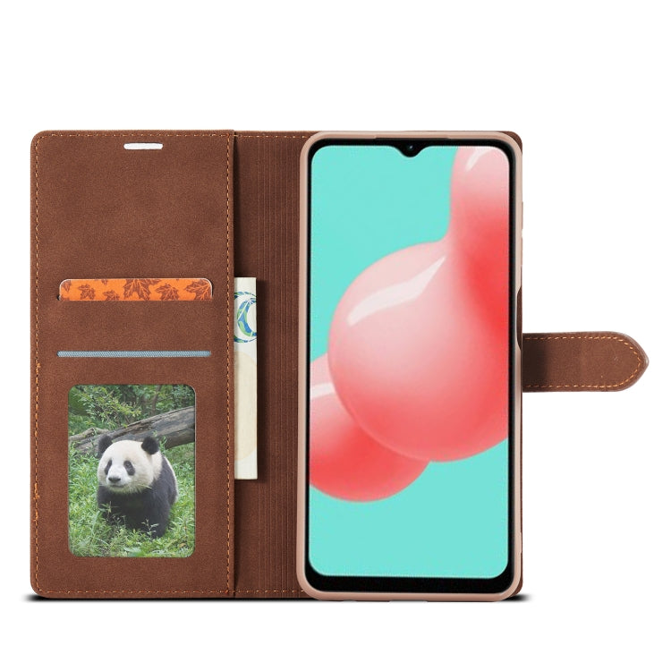 For Samsung Galaxy A32 5G Forwenw F1 Series Matte Strong Magnetism Horizontal Flip Leather Case with Holder & Card Slots & Wallet & Photo Frame