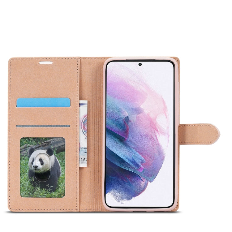 For Samsung Galaxy S21+ 5G Forwenw F1 Series Matte Strong Magnetism Horizontal Flip Leather Case with Holder & Card Slots & Wallet & Photo Frame