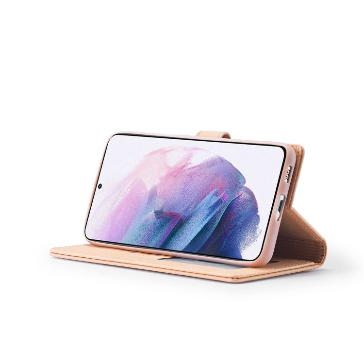 For Samsung Galaxy S21+ 5G Forwenw F1 Series Matte Strong Magnetism Horizontal Flip Leather Case with Holder & Card Slots & Wallet & Photo Frame