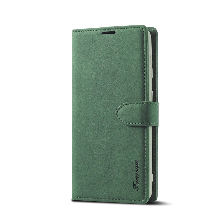 For Samsung Galaxy S21+ 5G Forwenw F1 Series Matte Strong Magnetism Horizontal Flip Leather Case with Holder & Card Slots & Wallet & Photo Frame