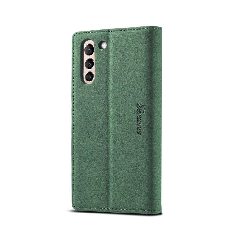 For Samsung Galaxy S21+ 5G Forwenw F1 Series Matte Strong Magnetism Horizontal Flip Leather Case with Holder & Card Slots & Wallet & Photo Frame
