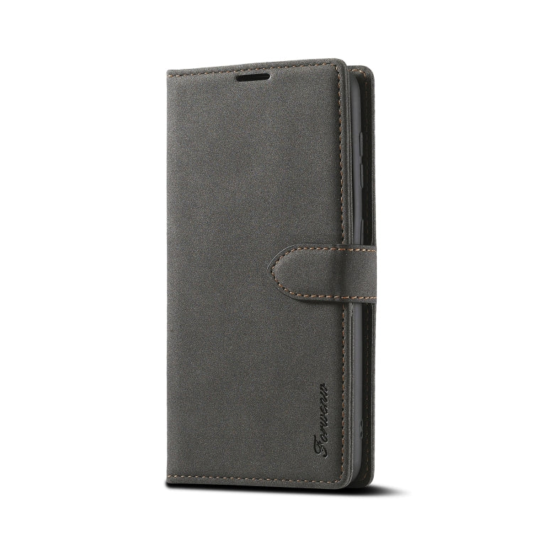 For Samsung Galaxy S21+ 5G Forwenw F1 Series Matte Strong Magnetism Horizontal Flip Leather Case with Holder & Card Slots & Wallet & Photo Frame