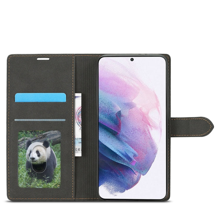 For Samsung Galaxy S21+ 5G Forwenw F1 Series Matte Strong Magnetism Horizontal Flip Leather Case with Holder & Card Slots & Wallet & Photo Frame