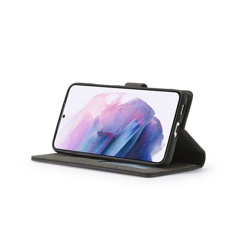 For Samsung Galaxy S21+ 5G Forwenw F1 Series Matte Strong Magnetism Horizontal Flip Leather Case with Holder & Card Slots & Wallet & Photo Frame