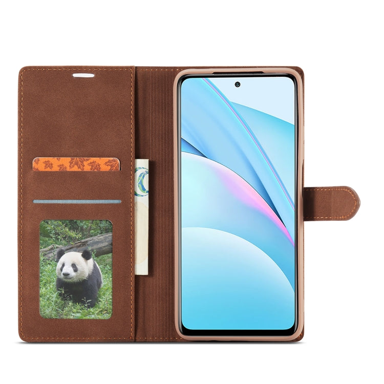 For Xiaomi Mi 10T Lite Forwenw F1 Series Matte Strong Magnetism Horizontal Flip Leather Case with Holder & Card Slots & Wallet & Photo Frame