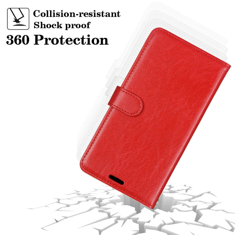 For Xiaomi Redmi 9 Pure Color Horizontal Flip PU Leather Case with Holder & Card Slots & Wallet & Photo Frame