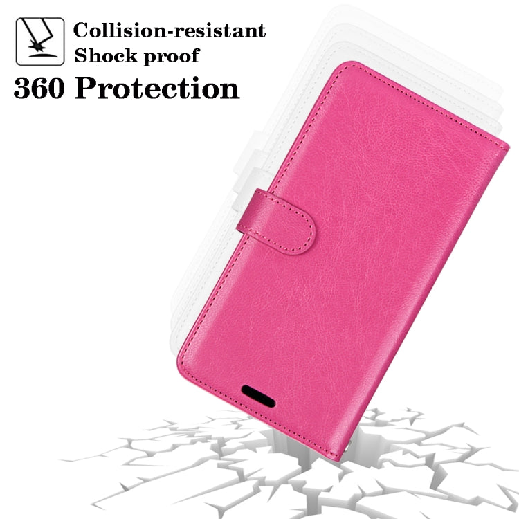 For Xiaomi Redmi 9C Pure Color Horizontal Flip PU Leather Case with Holder & Card Slots & Wallet & Photo Frame