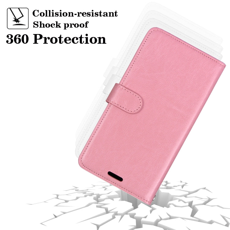 For Xiaomi Redmi 9C Pure Color Horizontal Flip PU Leather Case with Holder & Card Slots & Wallet & Photo Frame