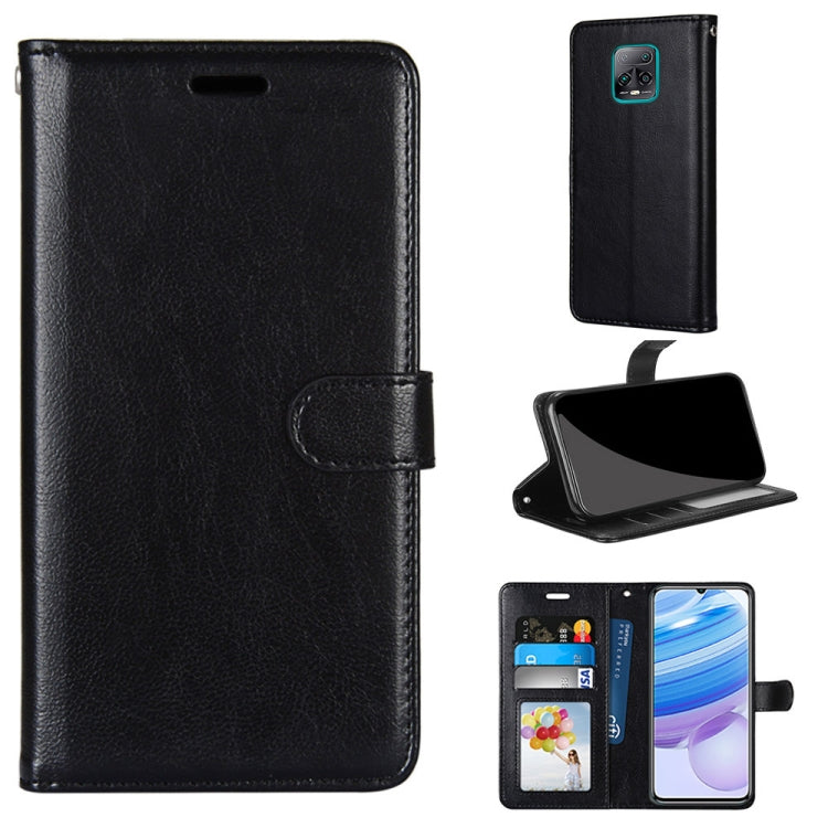 For Xiaomi Redmi 10X 5G / 10X Pro 5G Pure Color Horizontal Flip PU Leather Case with Holder & Card Slots & Wallet & Photo Frame