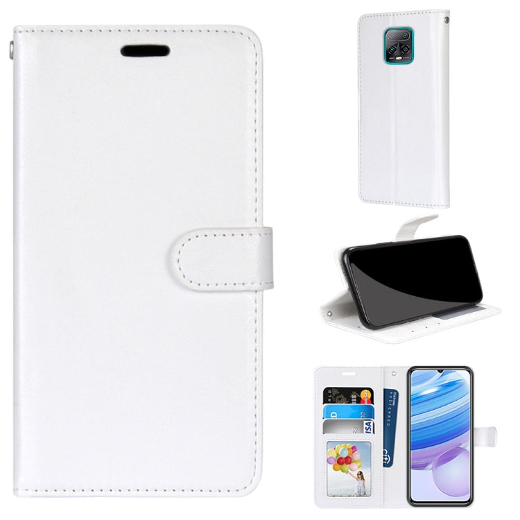 For Xiaomi Redmi 10X 5G / 10X Pro 5G Pure Color Horizontal Flip PU Leather Case with Holder & Card Slots & Wallet & Photo Frame