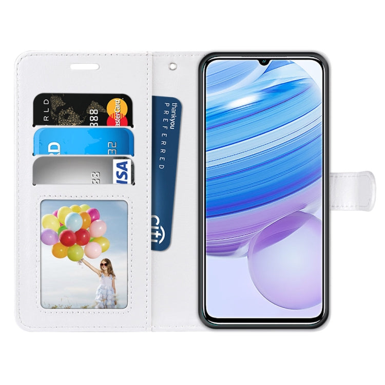 For Xiaomi Redmi 10X 5G / 10X Pro 5G Pure Color Horizontal Flip PU Leather Case with Holder & Card Slots & Wallet & Photo Frame