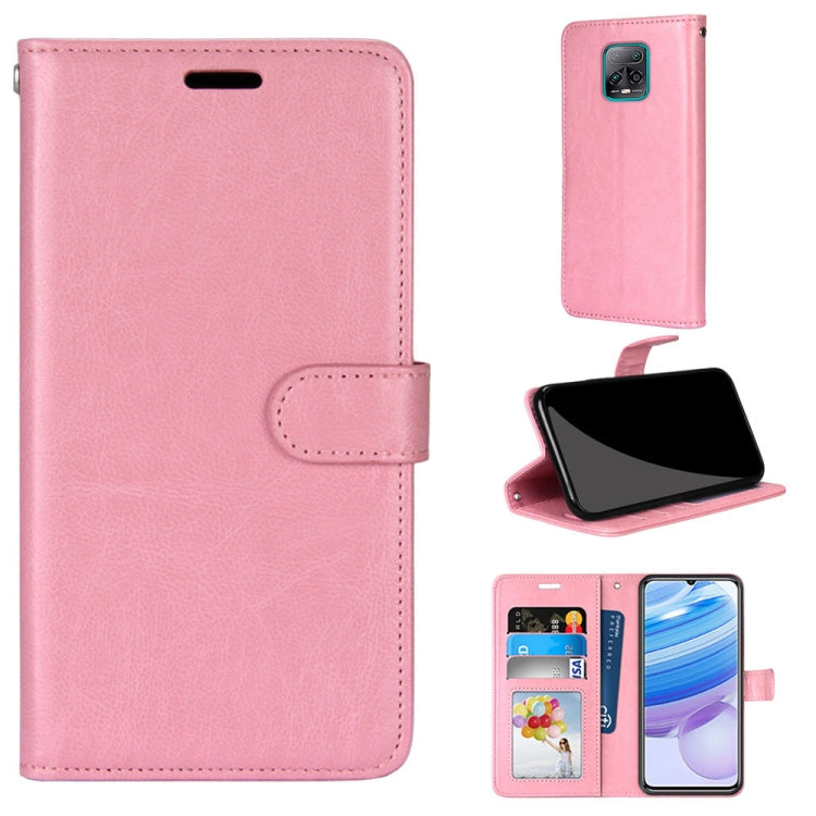 For Xiaomi Redmi 10X 5G / 10X Pro 5G Pure Color Horizontal Flip PU Leather Case with Holder & Card Slots & Wallet & Photo Frame