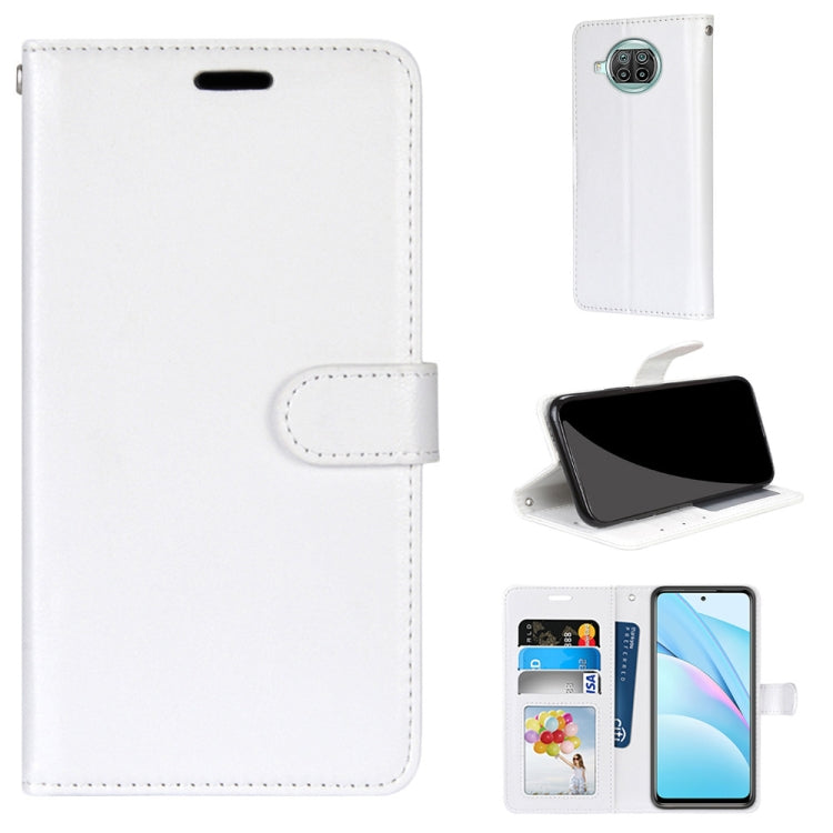 For Xiaomi Mi 10T Lite 5G Pure Color Horizontal Flip PU Leather Case with Holder & Card Slots & Wallet & Photo Frame