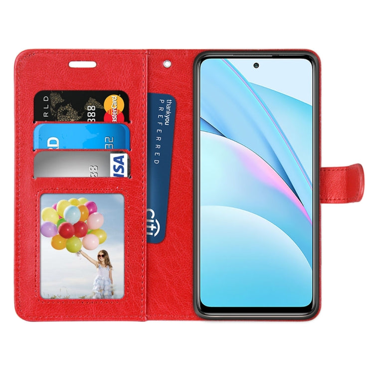 For Xiaomi Mi 10T Lite 5G Pure Color Horizontal Flip PU Leather Case with Holder & Card Slots & Wallet & Photo Frame