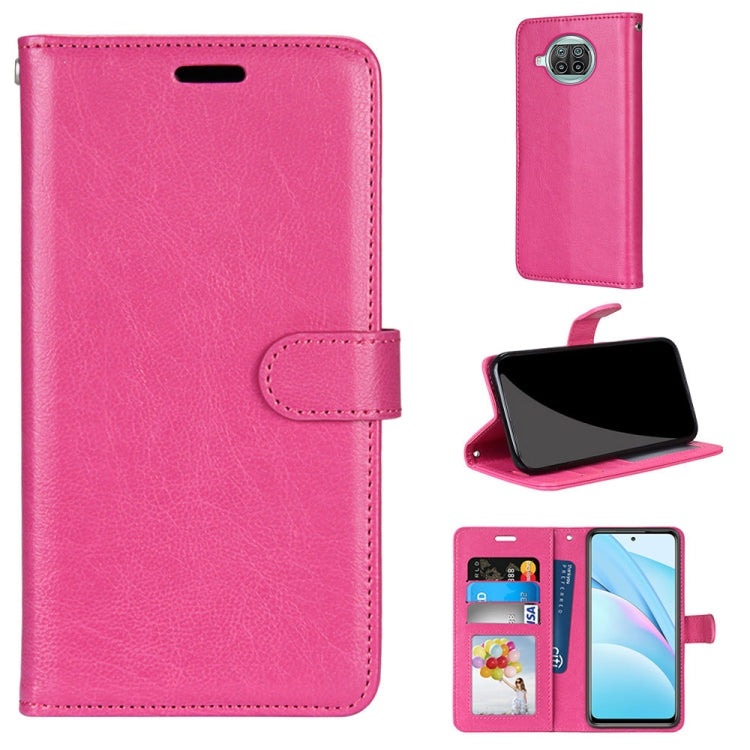For Xiaomi Mi 10T Lite 5G Pure Color Horizontal Flip PU Leather Case with Holder & Card Slots & Wallet & Photo Frame
