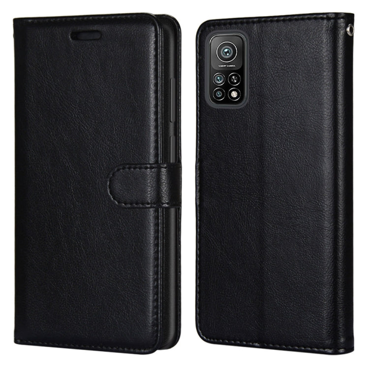 For Xiaomi Mi 10T 5G / 10T Pro 5G Pure Color Horizontal Flip PU Leather Case with Holder & Card Slots & Wallet & Photo Frame