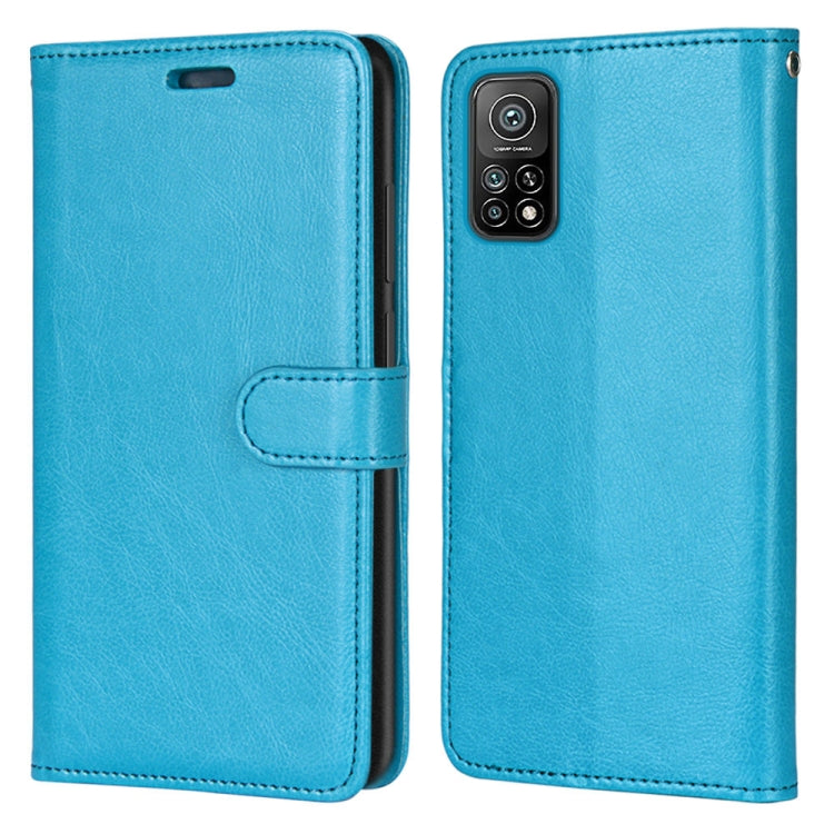 For Xiaomi Mi 10T 5G / 10T Pro 5G Pure Color Horizontal Flip PU Leather Case with Holder & Card Slots & Wallet & Photo Frame