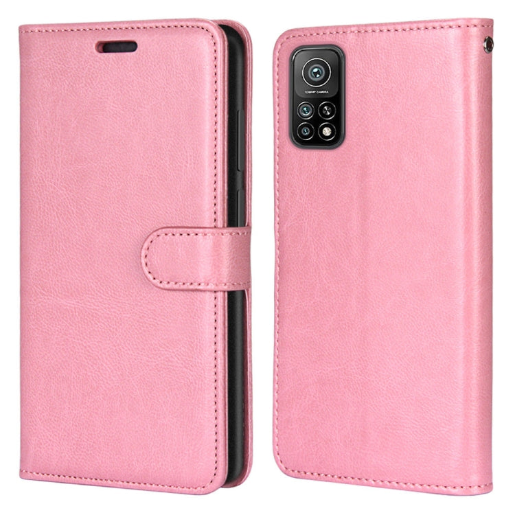 For Xiaomi Mi 10T 5G / 10T Pro 5G Pure Color Horizontal Flip PU Leather Case with Holder & Card Slots & Wallet & Photo Frame