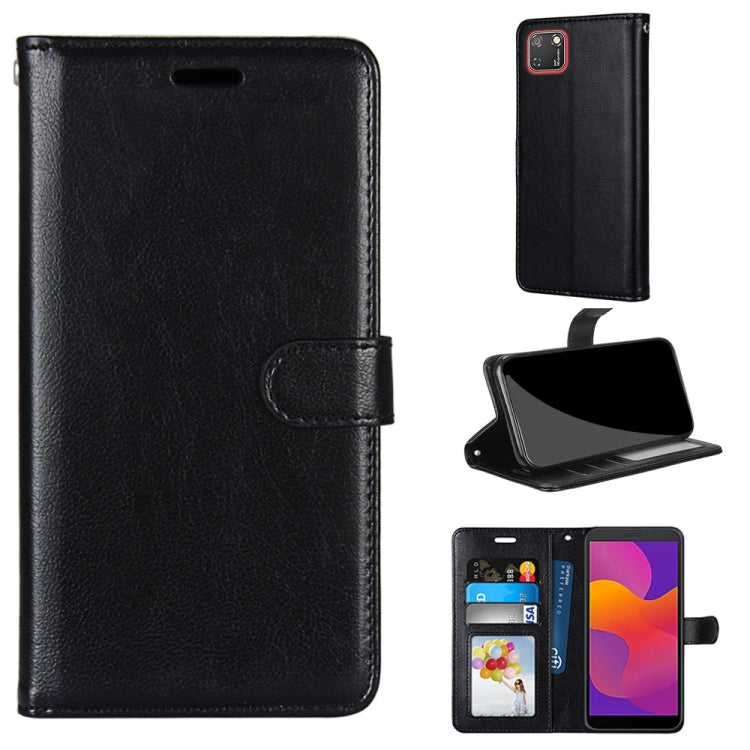 For Huawei Y5p & Honor 9S Pure Color Horizontal Flip PU Leather Case with Holder & Card Slots & Wallet & Photo Frame