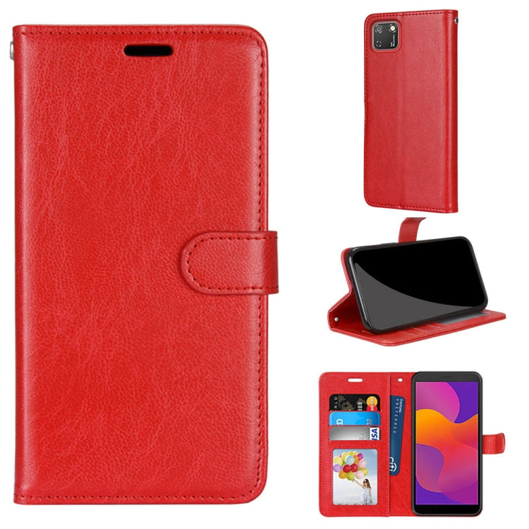 For Huawei Y5p & Honor 9S Pure Color Horizontal Flip PU Leather Case with Holder & Card Slots & Wallet & Photo Frame