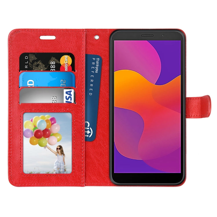 For Huawei Y5p & Honor 9S Pure Color Horizontal Flip PU Leather Case with Holder & Card Slots & Wallet & Photo Frame