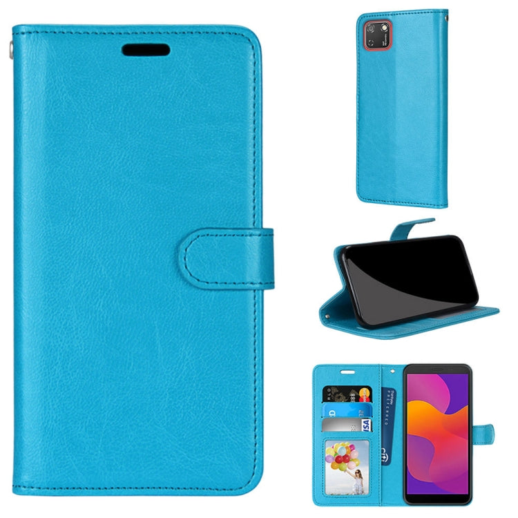 For Huawei Y5p & Honor 9S Pure Color Horizontal Flip PU Leather Case with Holder & Card Slots & Wallet & Photo Frame