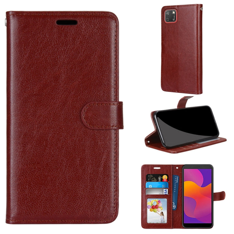For Huawei Y5p & Honor 9S Pure Color Horizontal Flip PU Leather Case with Holder & Card Slots & Wallet & Photo Frame