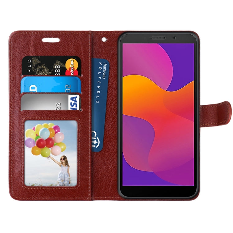 For Huawei Y5p & Honor 9S Pure Color Horizontal Flip PU Leather Case with Holder & Card Slots & Wallet & Photo Frame