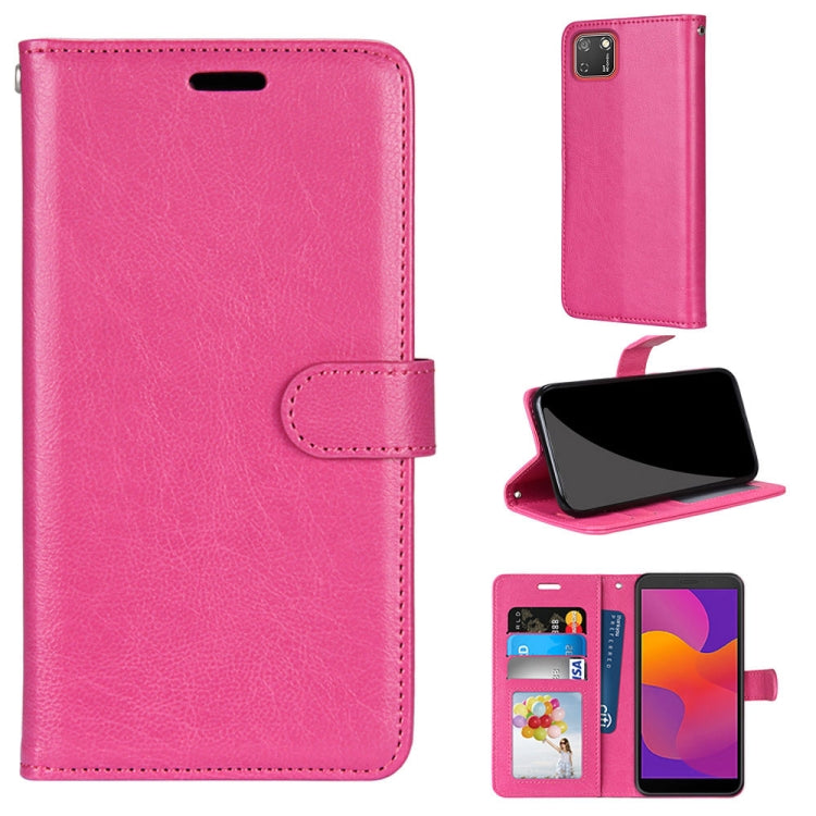 For Huawei Y5p & Honor 9S Pure Color Horizontal Flip PU Leather Case with Holder & Card Slots & Wallet & Photo Frame