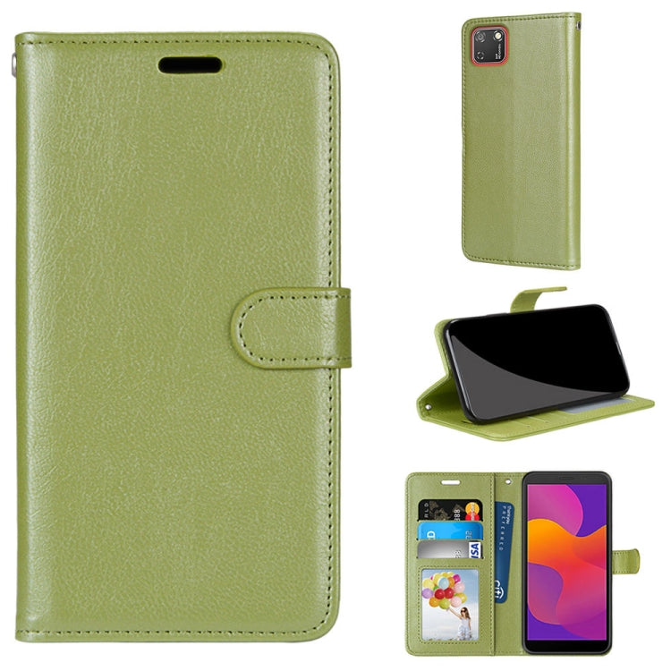 For Huawei Y5p & Honor 9S Pure Color Horizontal Flip PU Leather Case with Holder & Card Slots & Wallet & Photo Frame