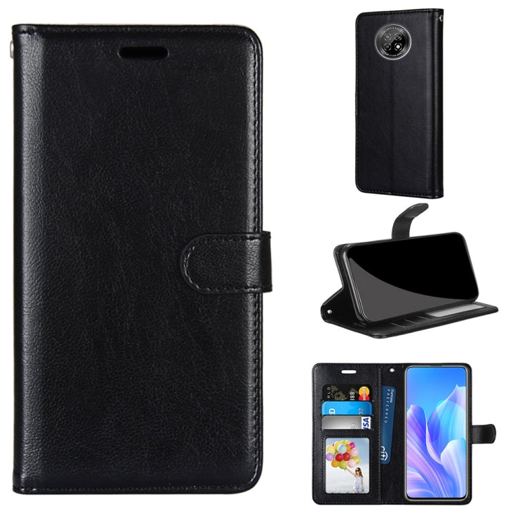 For Huawei Enjoy 20 Plus Pure Color Horizontal Flip PU Leather Case with Holder & Card Slots & Wallet & Photo Frame