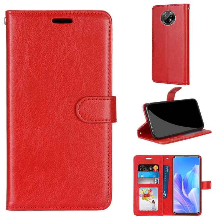 For Huawei Enjoy 20 Plus Pure Color Horizontal Flip PU Leather Case with Holder & Card Slots & Wallet & Photo Frame