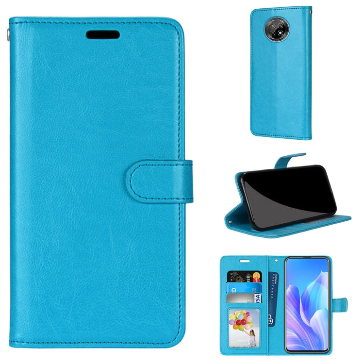 For Huawei Enjoy 20 Plus Pure Color Horizontal Flip PU Leather Case with Holder & Card Slots & Wallet & Photo Frame