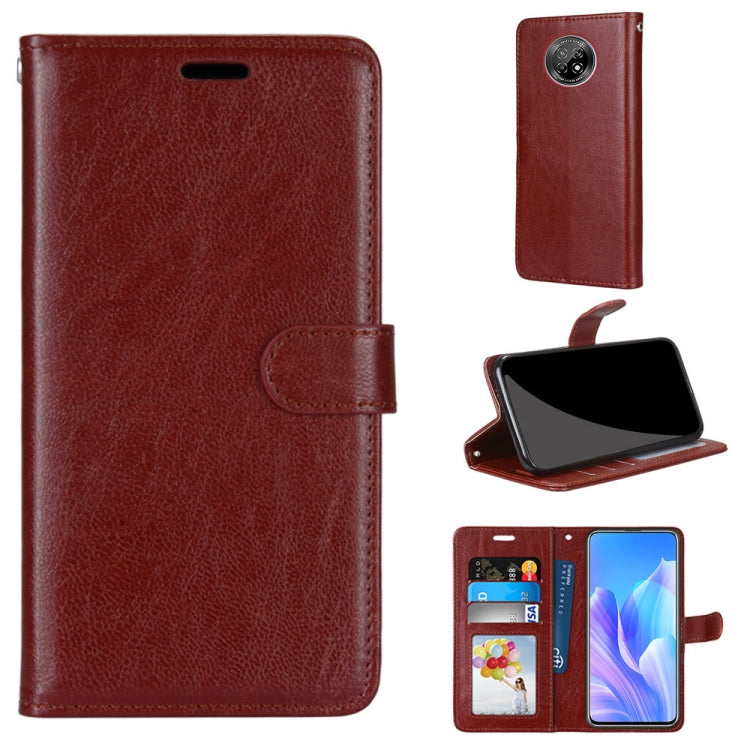 For Huawei Enjoy 20 Plus Pure Color Horizontal Flip PU Leather Case with Holder & Card Slots & Wallet & Photo Frame