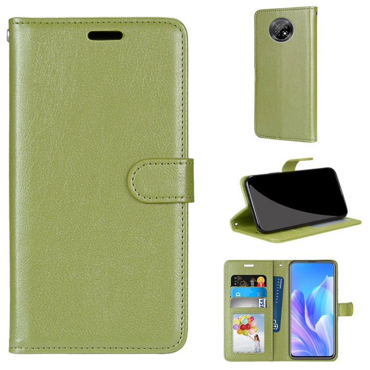 For Huawei Enjoy 20 Plus Pure Color Horizontal Flip PU Leather Case with Holder & Card Slots & Wallet & Photo Frame