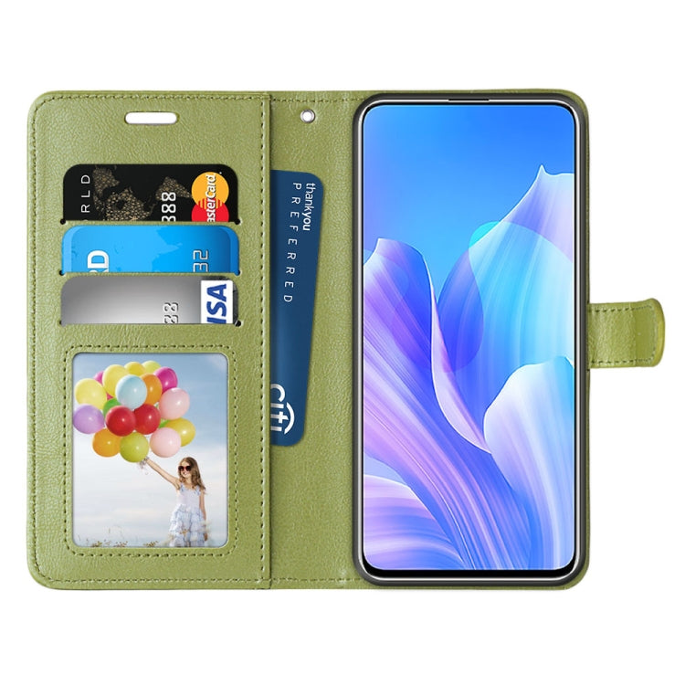 For Huawei Enjoy 20 Plus Pure Color Horizontal Flip PU Leather Case with Holder & Card Slots & Wallet & Photo Frame
