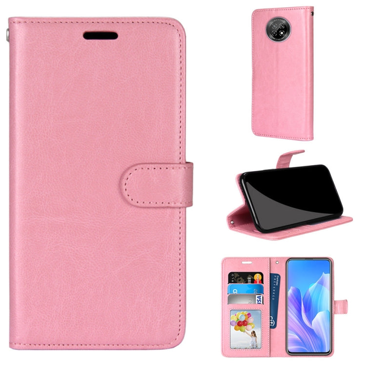For Huawei Enjoy 20 Plus Pure Color Horizontal Flip PU Leather Case with Holder & Card Slots & Wallet & Photo Frame